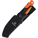 Buck Pursuit Pro Black & Orange GFN S35VN Drop Point Fixed Blade Knife w/ Sheath 658ORS