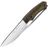 Buck Alpha Guide Textured Richlite S35VN Drop Point Fixed Blade Knife w/ Sheath 663BRS
