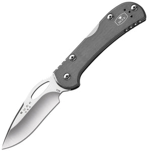 Buck Mini SpitFire Lockback Gray Folding Knife 726gys