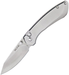 Buck Mini Sovereign Button Lock Stainless Steel Folding 7Cr17MoV Pocket Knife 743SSS