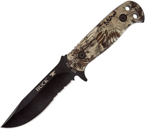 Buck Sentry Kryptek Highlander 420HC Fixed Blade Knife 822CMX26B