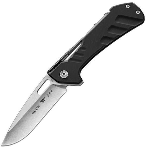 BUCK Knives Marksman Black SLS 154CM Folding Flipper Knife 830BKS