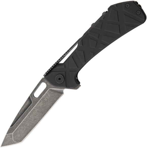 Buck Knives Marksman Strong Lock Tanto 154CM Black Folding Knife 831BKS