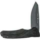 Buck Sprint Ops Pocket Knife Linerlock Black Micarta Folding CPM-S30V Blade 843BKS