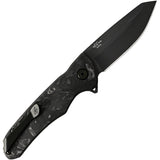 Buck Sprint Ops Pocket Knife Linerlock Carbon Fiber Folding S45VN Reverse Tanto 843CFS