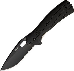 BUCK Knives Vantage Force Select Linerlock Folding Serrated Blade Knife 845BKX