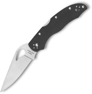 Byrd Harrier 2 Lockback Black G10 Folding Plain Edge Pocket Knife 01GP2