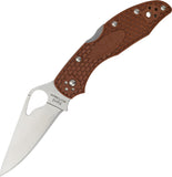 Byrd Meadowlark 2 Lockback Brown Folding Knife 04PBN2