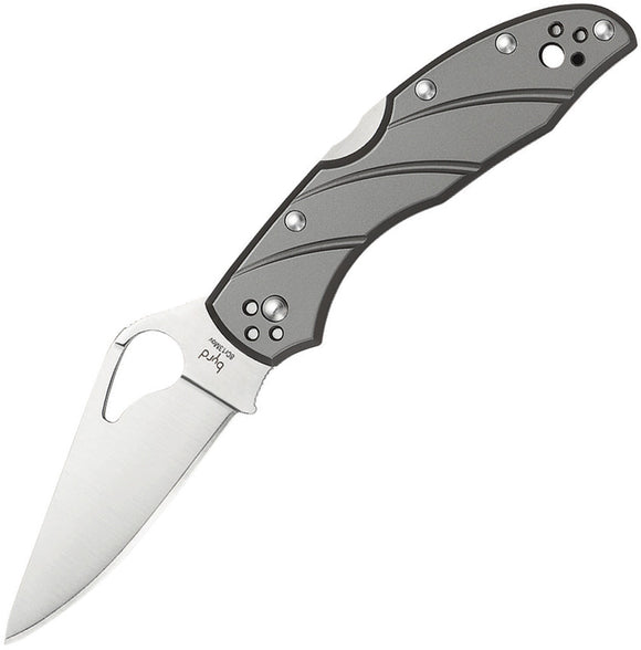 Byrd Meadowlark 2 Lockback Gray Titanium Folding 8Cr13MoV Pocket Knife 04TIP2