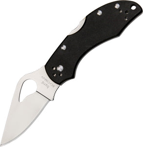 Byrd Robin 2 Lockback Stainless Folding Blade Black G-10 Handle Knife 10GP2