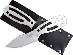 BYX Co Grimalkin Utility 1095HC Steel Fixed Blade Knife w/ Belt Sheath 81119