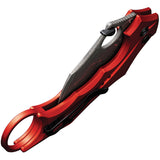 Civivi Incisor II Button Lock Red Aluminum Folding Damascus Pocket Knife 16016BDS1