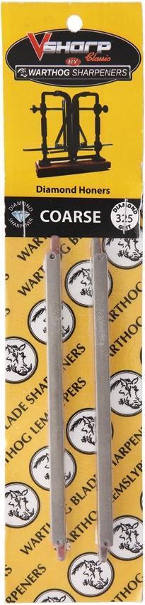 Warthog Set of 2 Classic I Stones Coarse V-Sharp Classic Diamond Sharpener