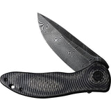 Civivi Synergy3 Linerlock G10 & Carbon Fiber Folding Damascus Knife 20075DDS1