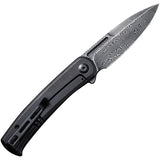 Civivi Cetos Pocket Knife Carbon Fiber & Stainless Folding Damascus 21025BDS1