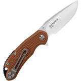 Steel Will Cutjack C22M-1TN Linerlock Tan Handle Folding Blade Knife