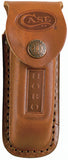 Case Cutlery XX Brown Leather Construction Three Blade Hobo Knife Sheath 01049