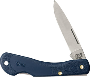 Case Cutlery Lightweight Pocket Knife Lockback Blue Folding Stainless 02392