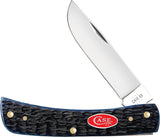 Case Cutlery Sod Buster Jr Navy Jigged Bone Folding Stainless Steel Pocket Knife 06890