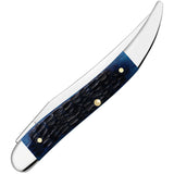 Case Cutlery Toothpick Navy Jigged Bone Folding Stainless Clip Point Pocket Knife 06892