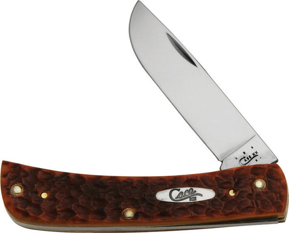 Case Cutlery Sodbuster Jr Chestnut Jigged Bone Handle Folding Pocket Knife 07014