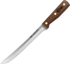 Case Cutlery 9" Household Kitchen Slicer Walnut Handle Fixed Blade Knife 07317