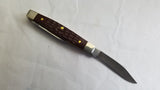 Case XX Small Brown Delrin Handle Folding Pocket Pen Knife 6233SS 083