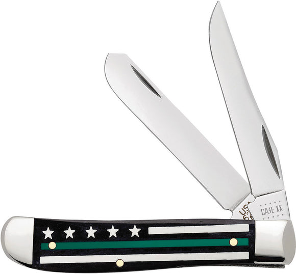 Case Cutlery Stripes Service Mini Trapper Folding Pocket Knife 09576