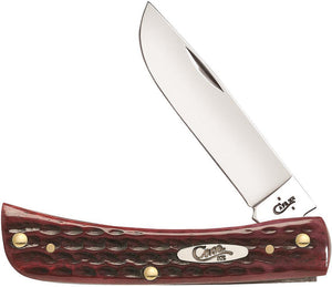 Case Cutlery XX Sod Buster Jr. Old Red Bone Handle Folding Blade Knife 10304