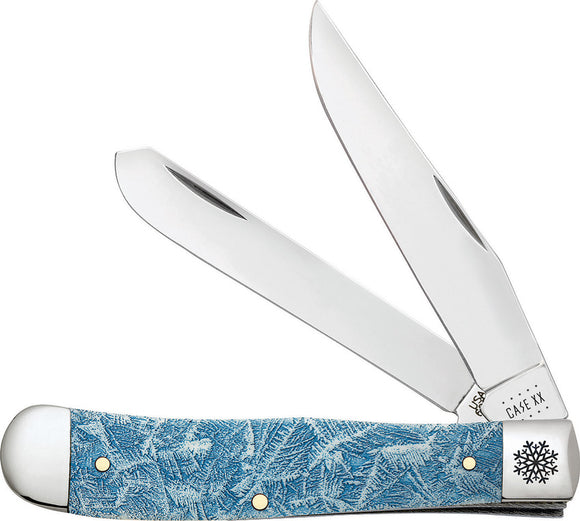 Case Cutlery Trapper Christmas Ice Folding Pocket Knife 10597