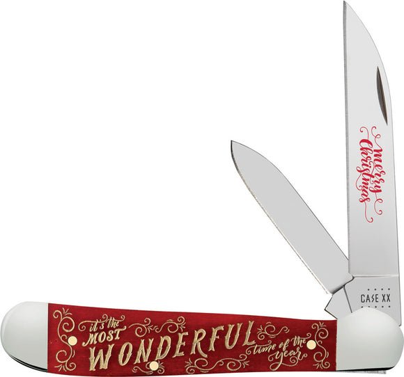 Case Cutlery 2021 Christmas Wonderful Time of Year Copperhead folding Pocket Knife 10605