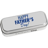 Case Cutlery Fathers Day Swell Center Pocket Knife Blue Bone Folding Blade 10609