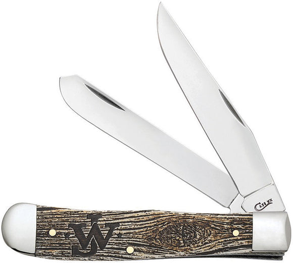 Case Cutlery John Wayne Pocket Knife Slip-Joint Bone Stainless Blades 10705