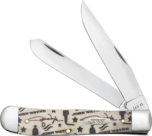 Case XX Cutlery John Wayne Trapper Folding Pocket Knife 10712