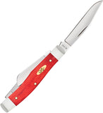 Case Cutlery Medium Stockman Dark Red Bone Folding Stainless Pocket Knife 10762