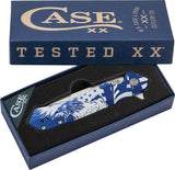 Case Cutlery Kinzua Linerlock Blue Eagle Aluminum Folding S35VN Knife 10780