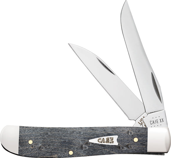 Case Cutlery Mini Trapper Gray Birdseye Maple Folding Stainless Pocket Knife 11011