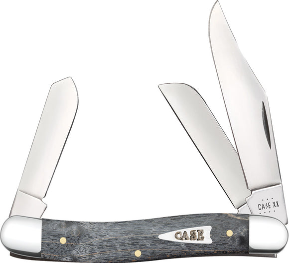 Case Cutlery Stockman Gray Birdseye Maple Folding Stainless Steel Pocket Knife 11017