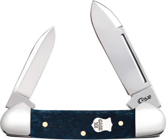 Case Cutlery Baby Butterbean Med Blue Folding Stainless Pocket Knife 11196