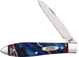 Case Cutlery Patriot Kirinite Teardrop Red White Blue Folding Pocket Knife 11203