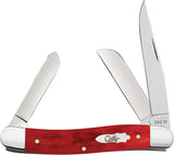 Case Cutlery Medium Stockman Old Red Bone Folding Stainless Pocket Knife 11321