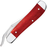 Case Cutlery Russlock Old Red Smooth Bone Folding Stainless Pocket Knife 11322