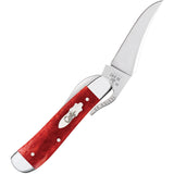 Case Cutlery Russlock Old Red Smooth Bone Folding Stainless Pocket Knife 11322