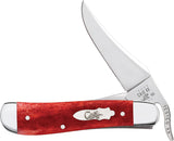 Case Cutlery Russlock Old Red Smooth Bone Folding Stainless Pocket Knife 11322