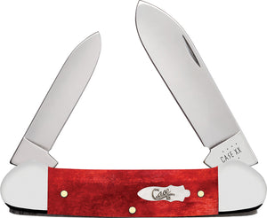 Case Cutlery Canoe Old Red Bone Folding Stainless 2 Blade Pocket Knife 11326