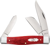 Case Cutlery Large Stockman Old Red Bone Folding Stainless Pocket Knife 11327