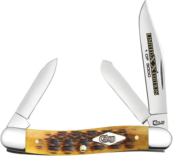 Case Cutlery Stockman Honeycomb Jigged Bone Folding Stainless Pocket Knife 11976