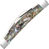 Case Cutlery Small Congress Abalone Folding Stainless Pocket Knife 12026
