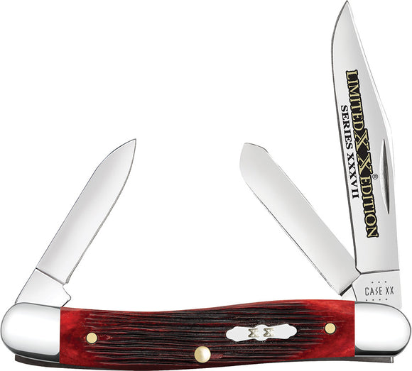 Case Cutlery Stockman LTE XXXVII Old Red Folding Stainless Pocket Knife 12210