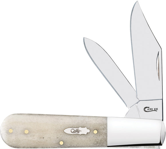 Case Cutlery Barlow Natural Bone Folding Two Blade Pocket Knife 13055